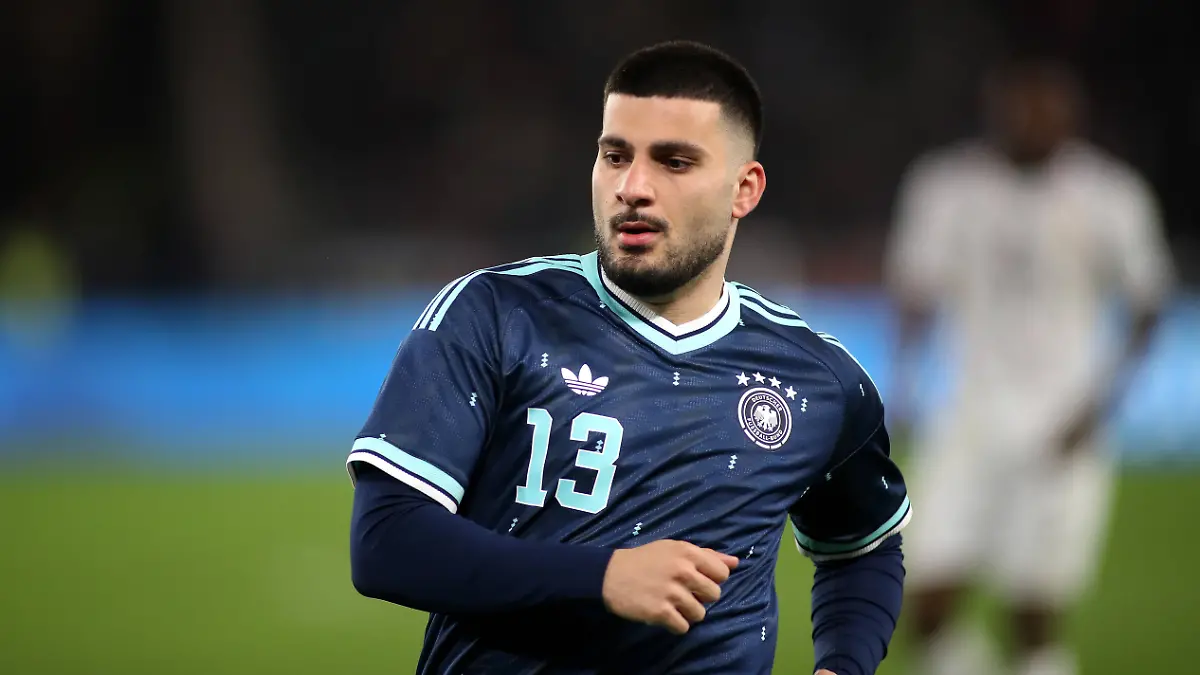 Deutschland - Ghana, Fussball, Herren Saison 2025/2026, Länderspiel, Freundschaftsspiel, MHP Arena Deniz Undav Deutschland Kopf, Oberkörper *** Germany Ghana, Football, Mens season 2025 2026, International match, Friendly match, MHP Arena Deniz Undav Germany head, upper body