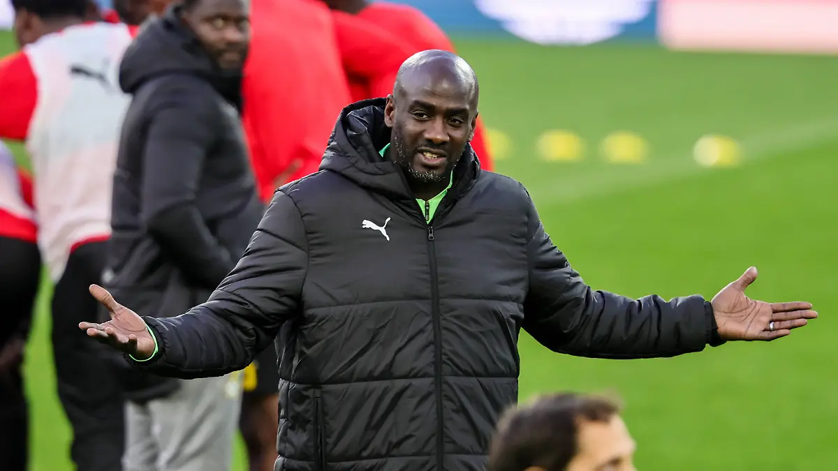 Soccer International Friendly, Länderspiel, Nationalmannschaft - Ghana training session Ghanas national soccer head coach Otto Addo gestures during a training session of the team in Stuttgart, Germany, 29 March 2026. Ghana will face Germany in a friendly soccer match on 30 March 2026 in Stuttgart. Stuttgart Germany PUBLICATIONxINxGERxAUTxINDxONLY Copyright: xRONALDxWITTEKx
