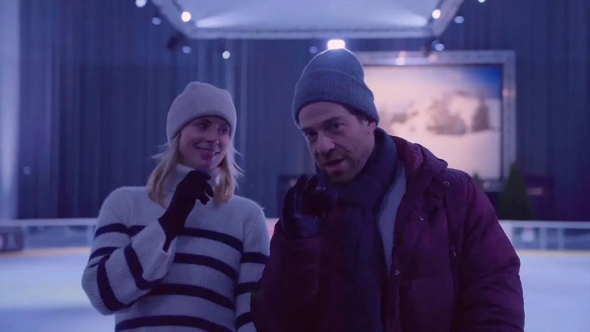 Was machen Lara und Patrick denn auf dem Eis? Besonderer GZSZ-Dreh