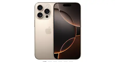 iPhone 16 Pro, Titan Wüstensand, 256 GB