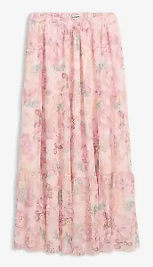 Maxirock aus softem Mesh