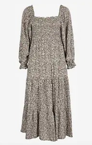 Geblümtes Midi-Kleid von Apricot