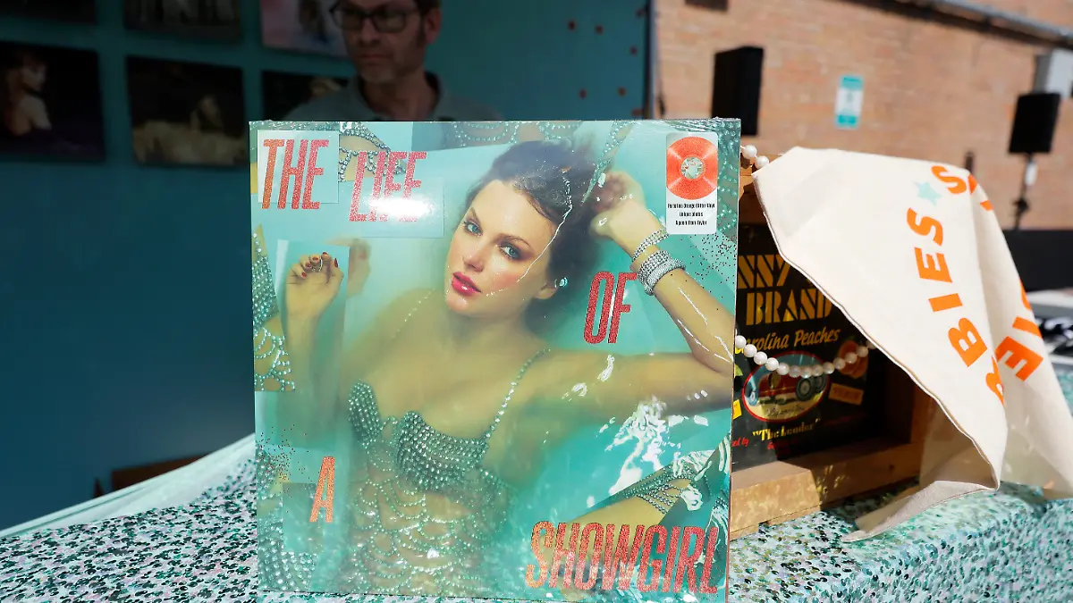 NASHVILLE, TENNESSEE - OCTOBER 03: A general view of a Nashville area Starbucks that has been transformed into a Starbies pop up celebrating the release of Taylor Swift's new album "The Life Of A Showgirl" on October 03, 2025 in Nashville, Tennessee. (Photo by Tibrina Hobson/Getty Images)