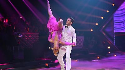 Bild von Jan Kittmann und Kathrin Menzinger hauen beim Quickstep einen raus