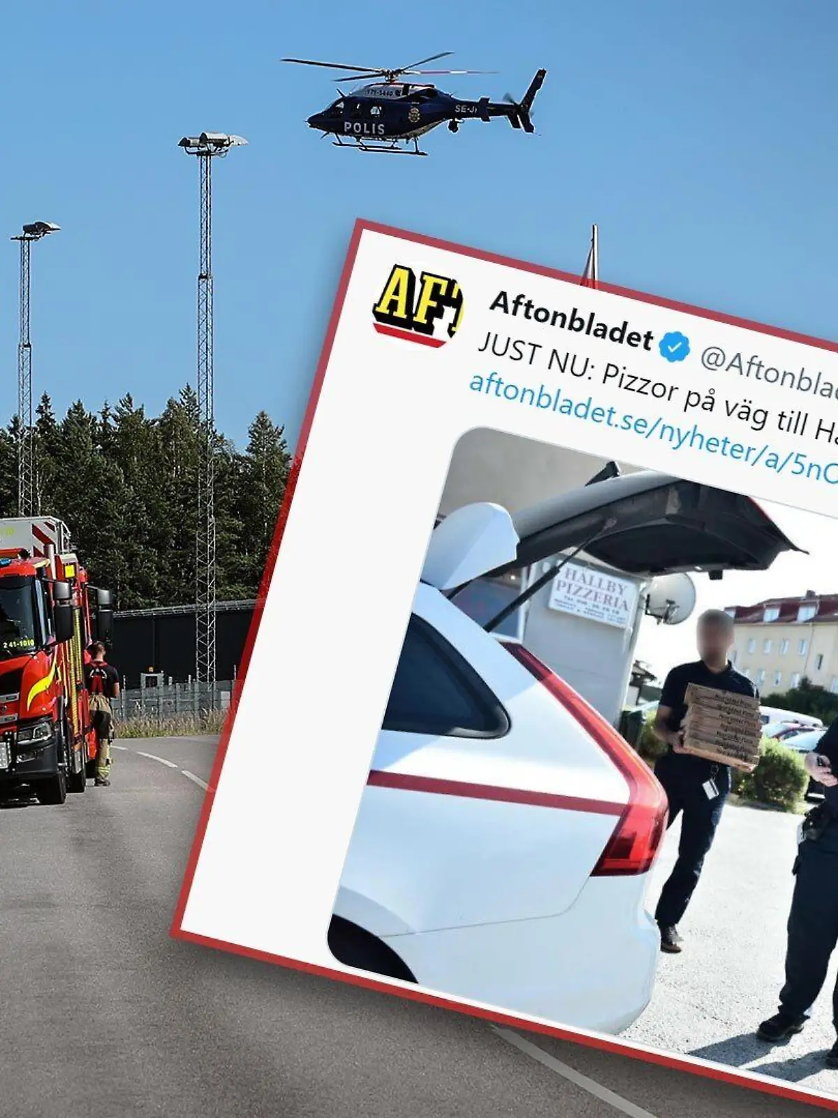 Gefängnis in Schweden: Polizei kommt Pizza-Forderung der Häftlinge nach