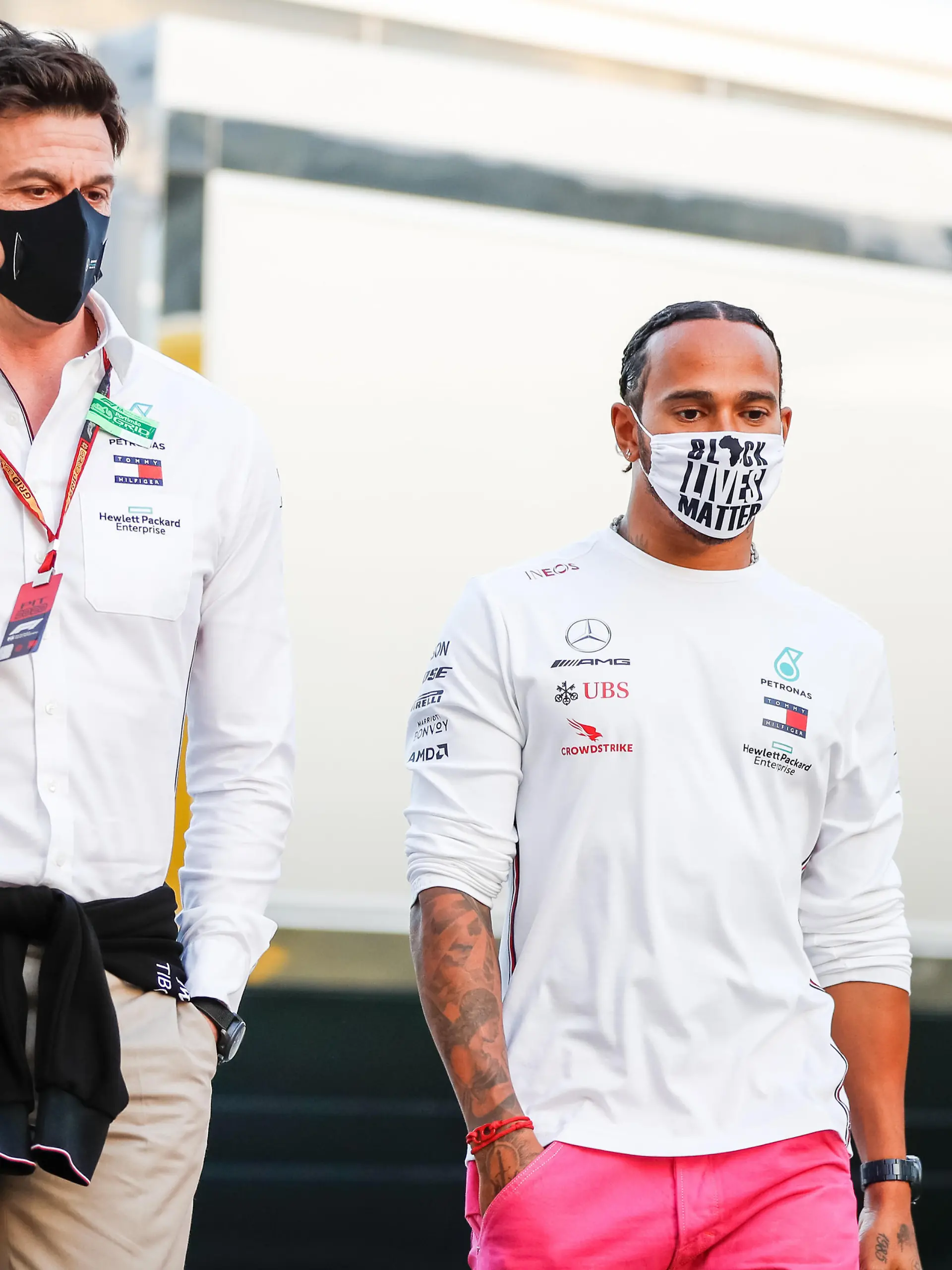 Teamchef Toto Wolff (Mercedes), Lewis Hamilton