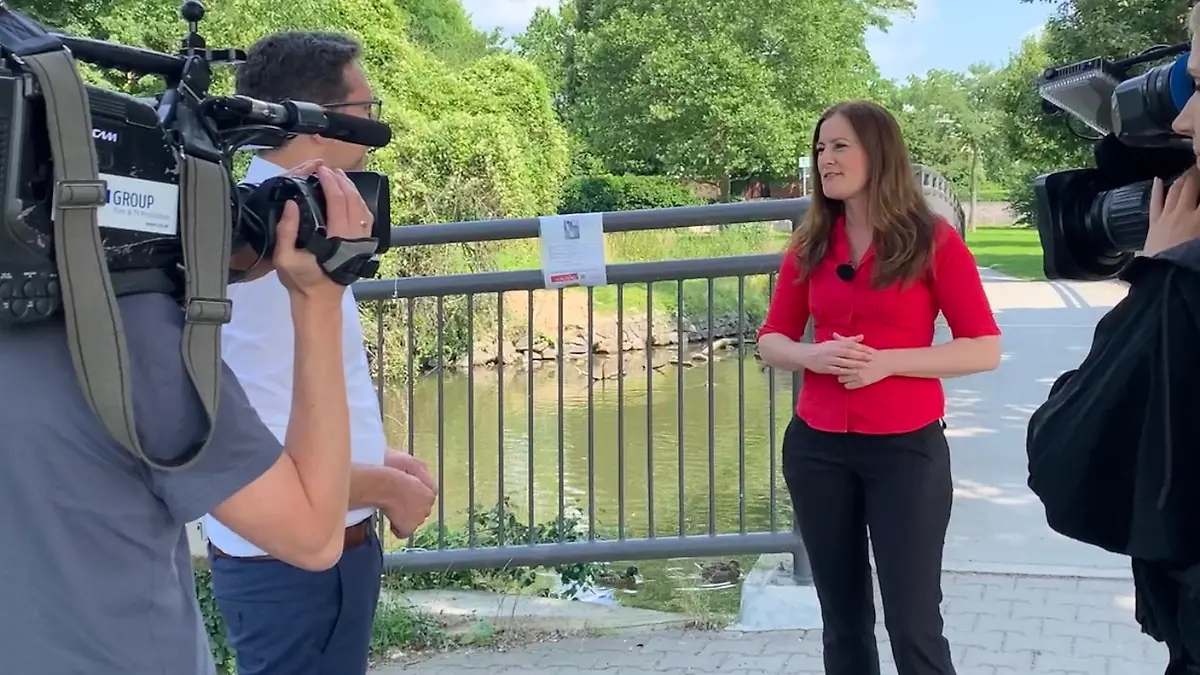 Janine Wissler im Gespräch mit Politik-Reporter Benjamin Holler