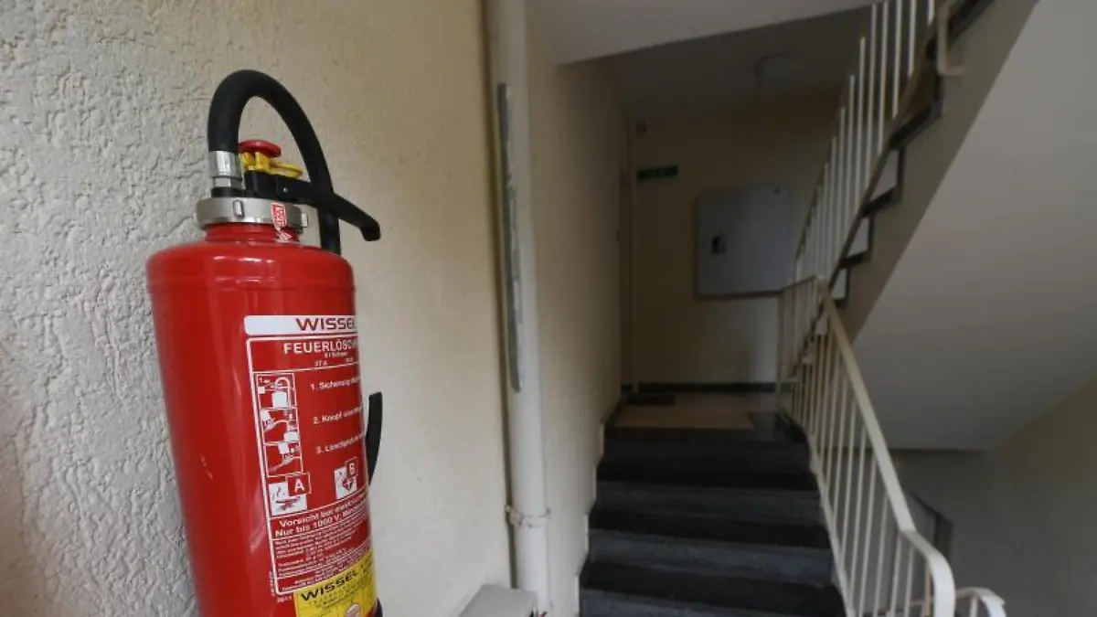 Ein Feuerlöscher