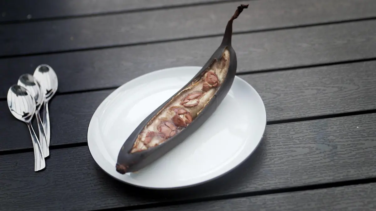 Banane mit Schokobons