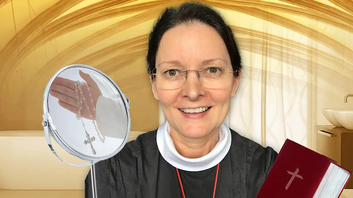 Schwester Monica ist 55 Jahre alt. Ihre TikTok-Follower sind ganz baff und wollen wissen: Was ist ihr Beauty-Geheimnis?