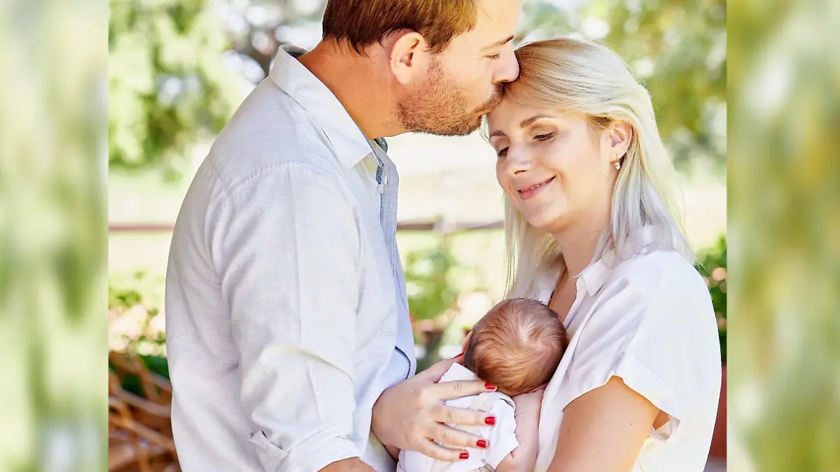 Gerald und Anna Heiser mit ihrem Sohn