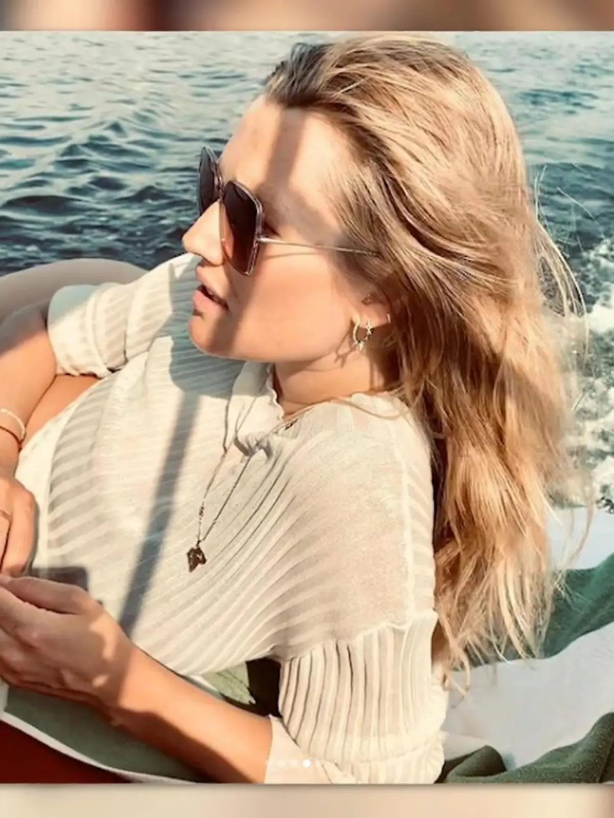 Bild zu: "Toni Garrn wartet sehnsüchtig auf ihr Baby"