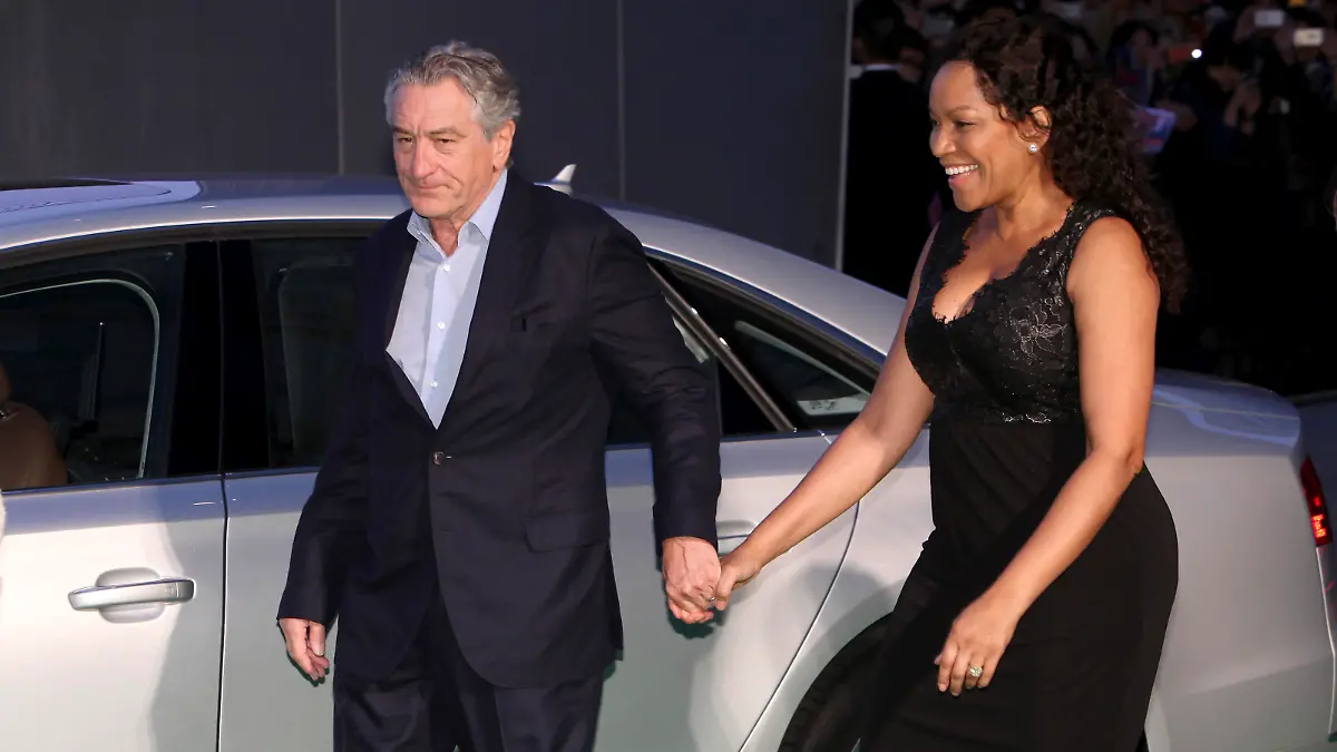 Robert De Niro and Grace Hightower attend 'The Family' Japan premiere at The 26th Tokyo International Film Festival at Roppongi Hills Arena on October 22, 2013 in Tokyo, Japan.