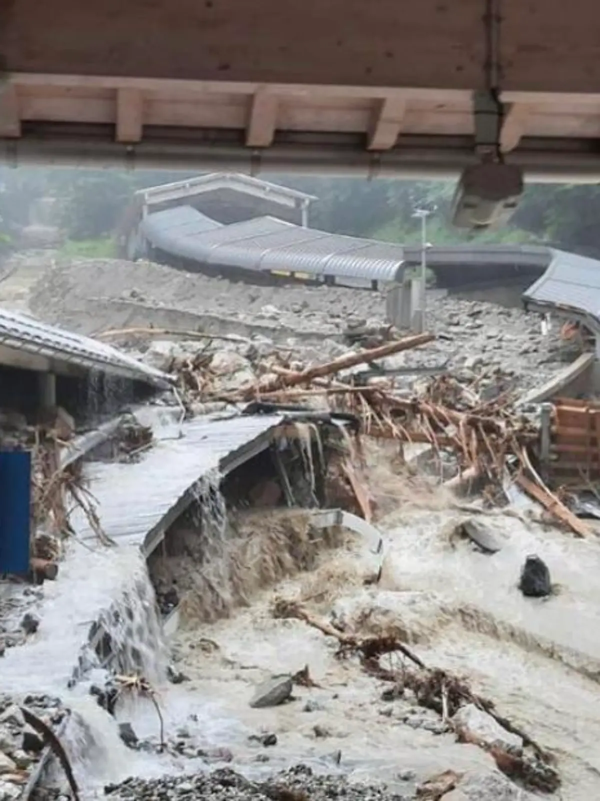 Die Bob-Bahn in Königsee ist schwer beschädigt.