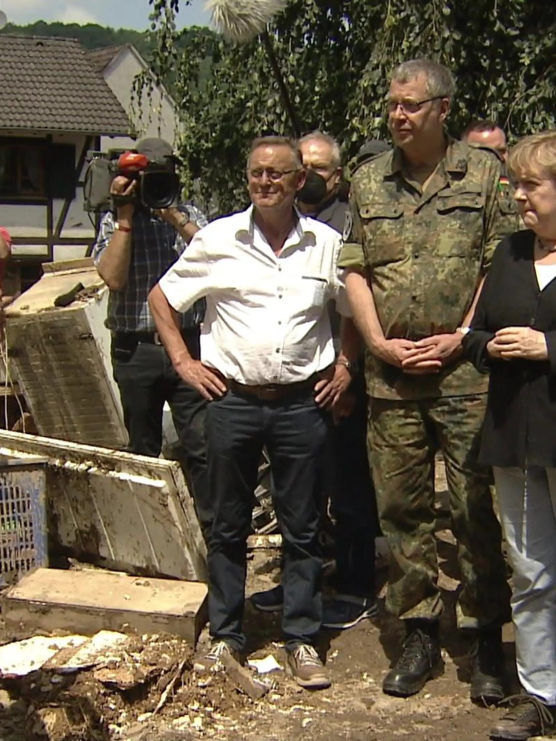 Angela Merkel in Schuld