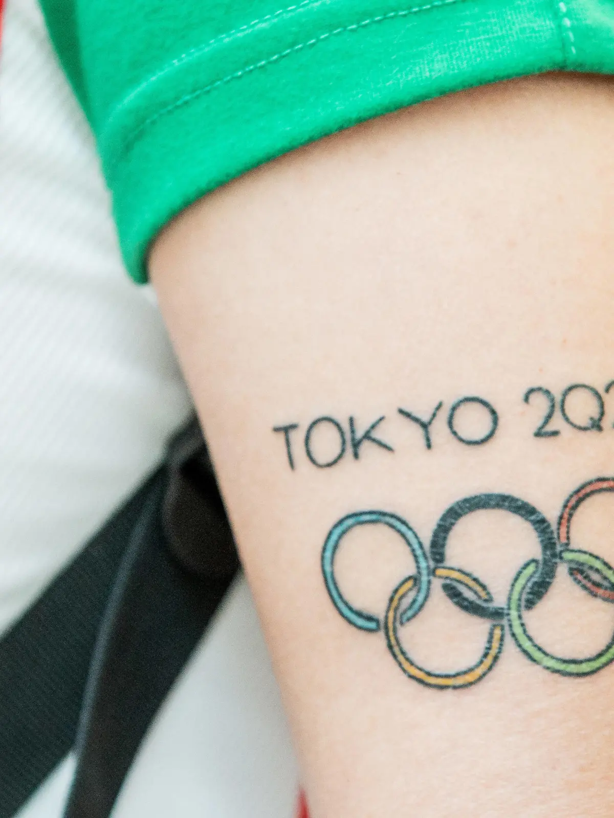  Tokyo 2020 Olympic Games, Olympische Spiele, Olympia, OS National Handball Team match Lisbon, 07/17/2021 - Olympic Games - Departure of the National Handball Team for the Tokyo 2020 Olympic Games. Paulo Jorge Pereira, the selector, the tattoo he made for Tokyo2020. PUBLICATIONxINxGERxSUIxAUTxHUNxONLY xAndr xLuisxAlvesx