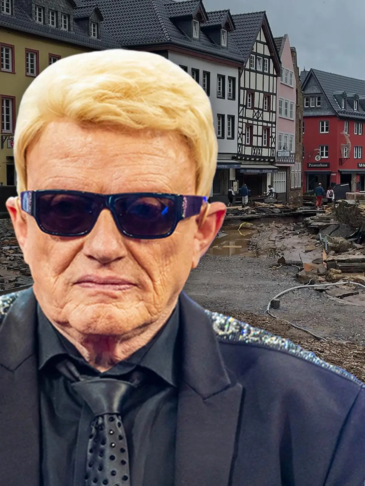Sänger Heino steht unter Schock, nach dem seine Heimatstadt zerstört wurde