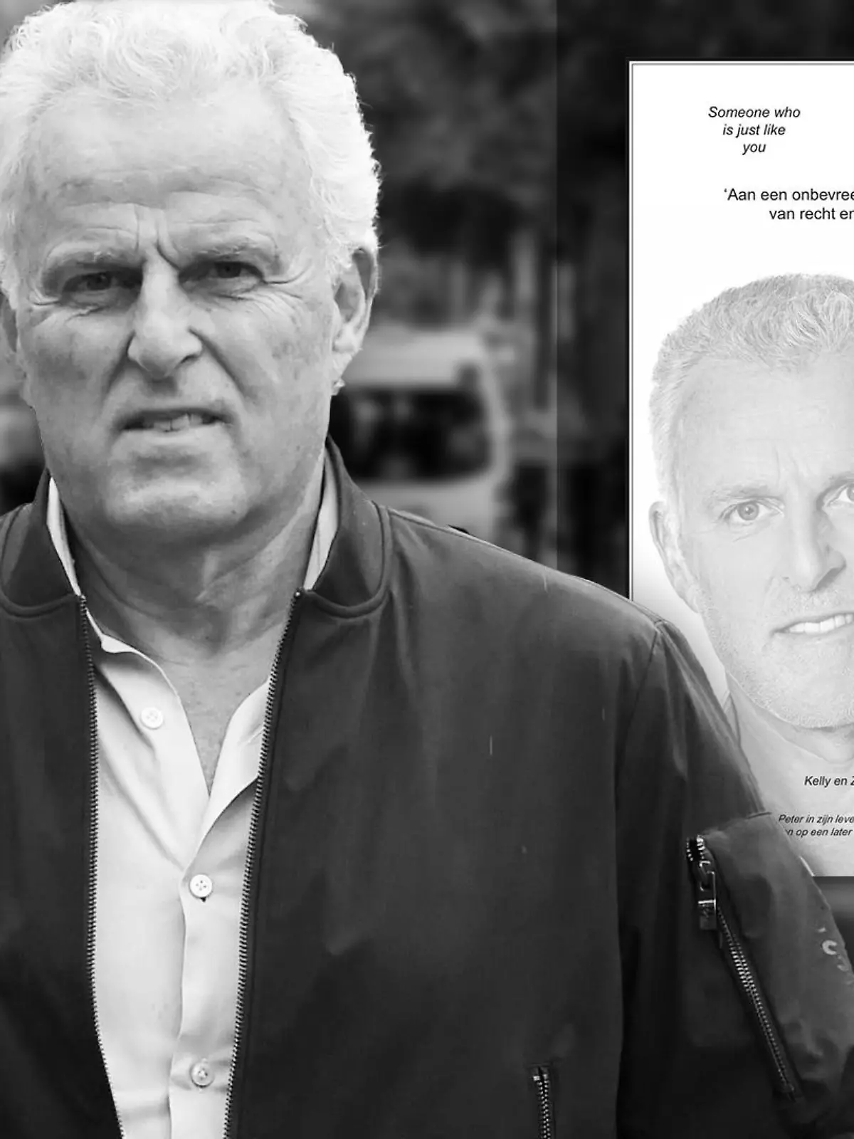 Todesanzeige der Familie des getöteten Peter de Vries.