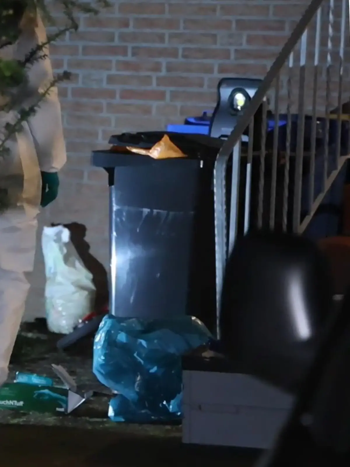 Das tote Baby wurde in einem Mülleimer entdeckt. 