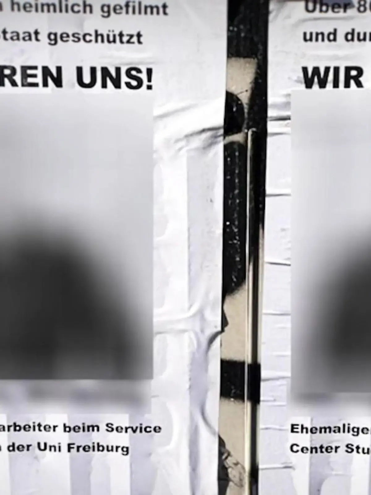Bild zu: "Er filmte heimlich Frauen! Plakate outen Ex-Uni-Mitarbeiter"