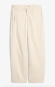 Ungefärbte Barrel-Jeans, Mid Waist