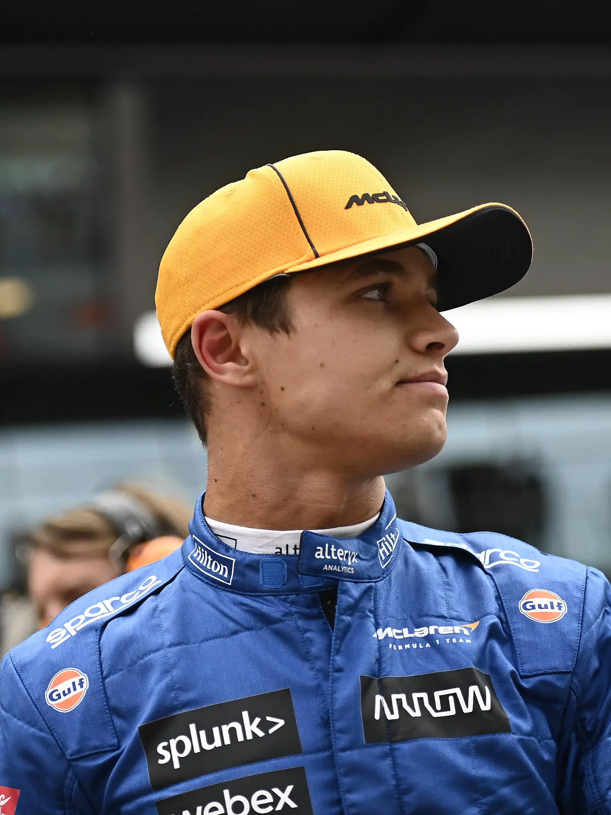  F1 Grand Prix of Austria 4 Lando Norris GBR, McLaren F1 Team, F1 Grand Prix of Austria at Red Bull Ring on July 4, 2021 in Spielberg, Austria. Photo by Christian Bruna/EPA/FIA Pool via HOCH ZWEI Spielberg Austria Poolfoto HOCH ZWEI/Pool/EPA-EFE ,EDITORIAL USE ONLY