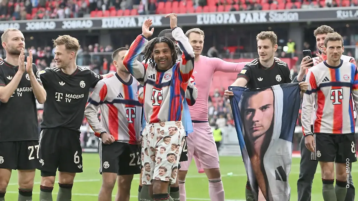 Hose voller Goretzka-Gesichter! Bayern-Star sorgt mit irrem Jubel für Lacher Nach Bundesliga-Sieg in Freiburg