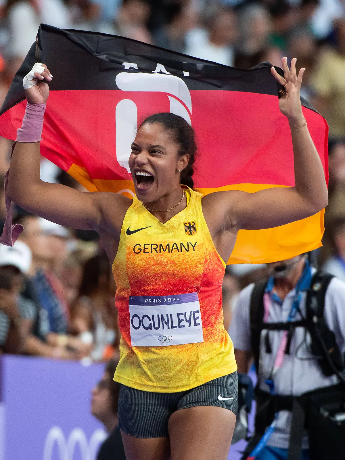 ak vb k+ Yemisi OGUNLEYE (Deutschland), Goldmedaille, Kugelstoßen