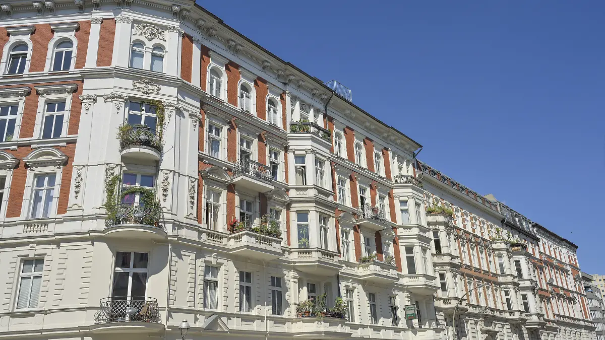 Fassaden, Altbauten, Eisenacher Straße, Schöneberg, Tempelhof-Schöenberg, Berlin, Deutschland