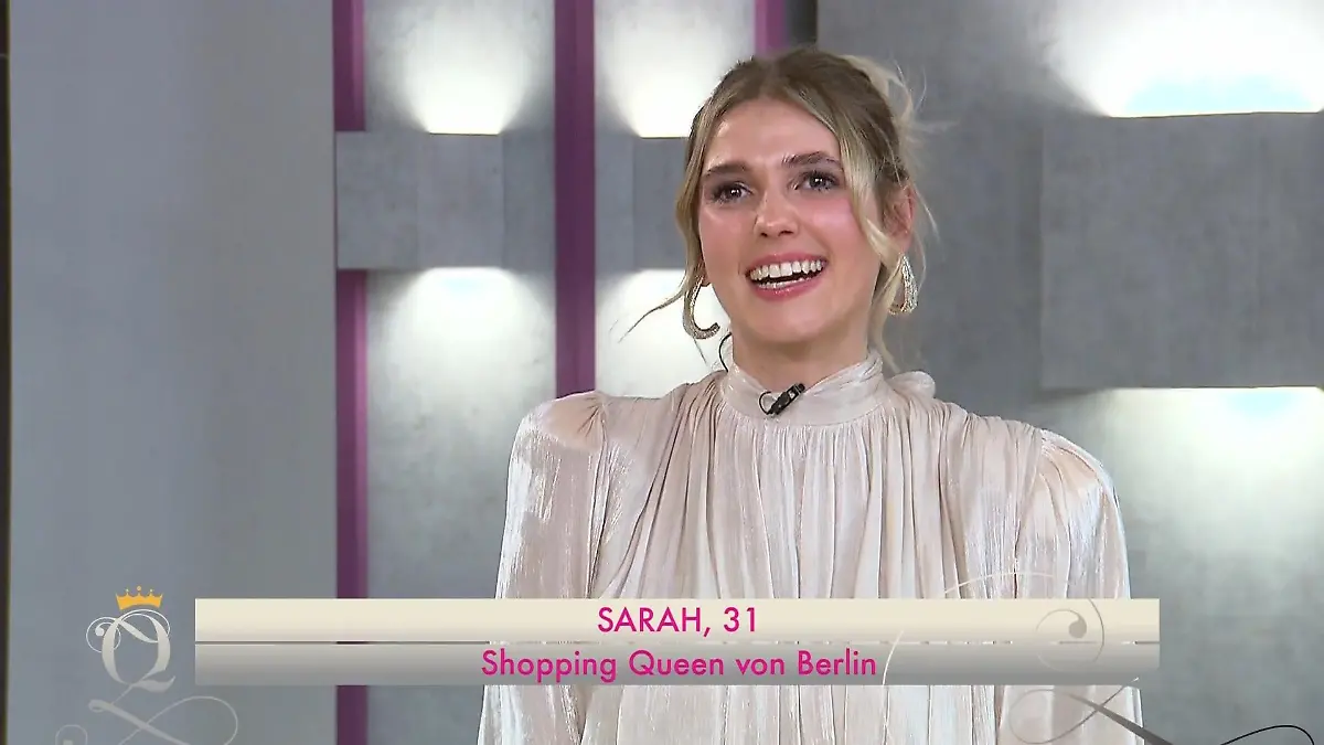 Sarah freut sich über ihren Sieg.