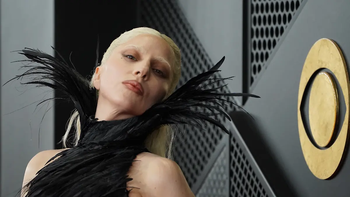 Lady Gaga arrives at the 68th annual Grammy Awards on Sunday, Feb. 1, 2026, in Los Angeles. (Photo by Jordan Strauss/Invision/AP)