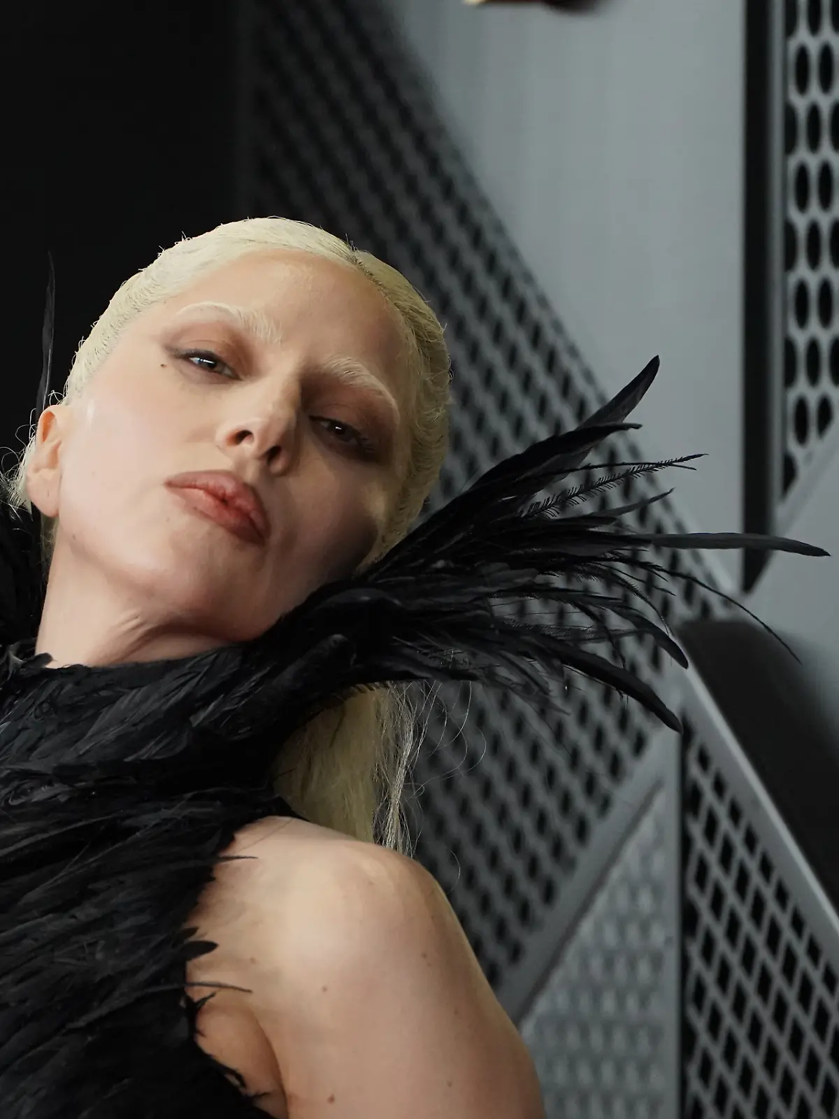 Lady Gaga arrives at the 68th annual Grammy Awards on Sunday, Feb. 1, 2026, in Los Angeles. (Photo by Jordan Strauss/Invision/AP)