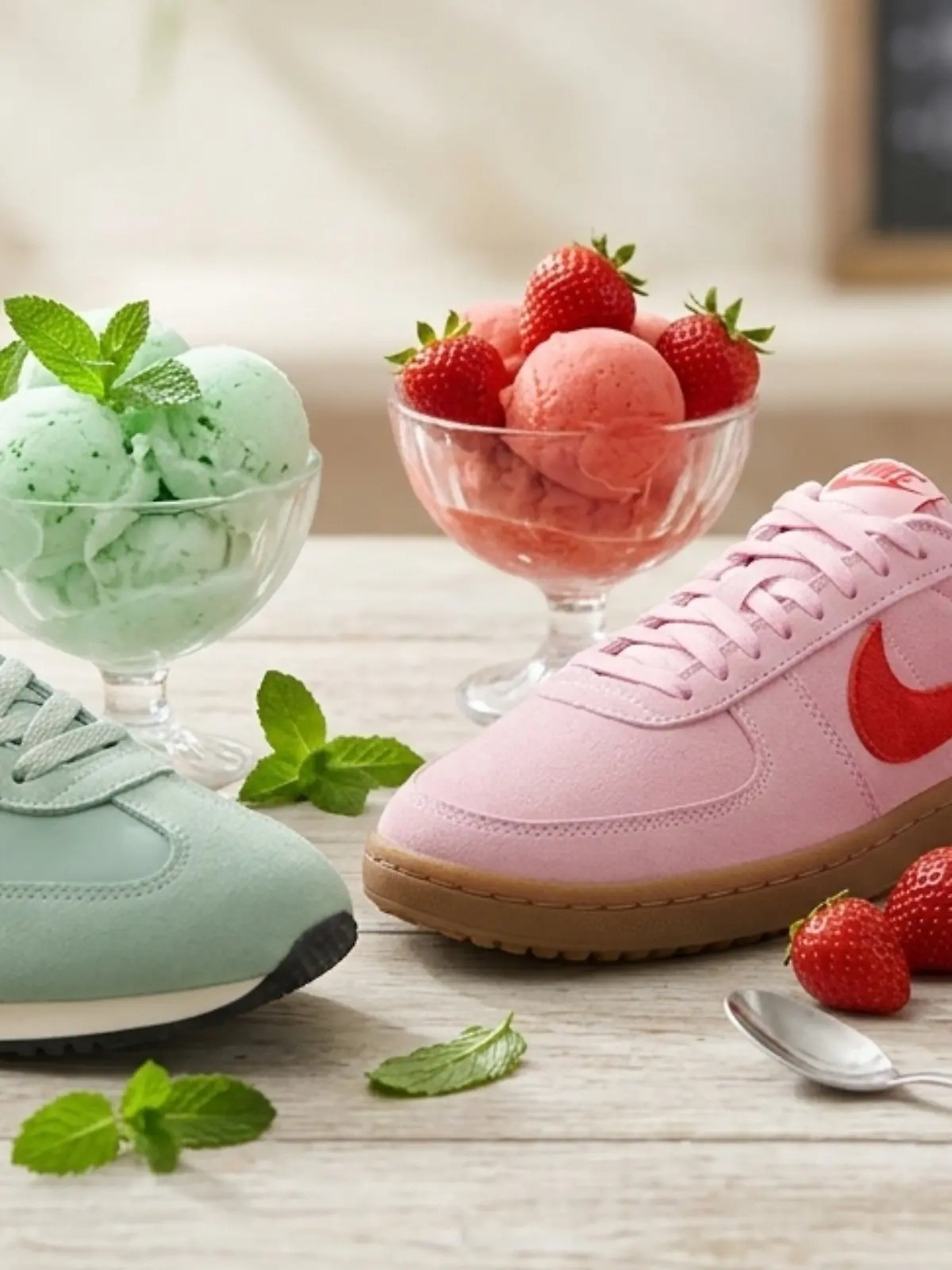 „Sorbet”-Sneaker von Adidas, Nike und Reebok.