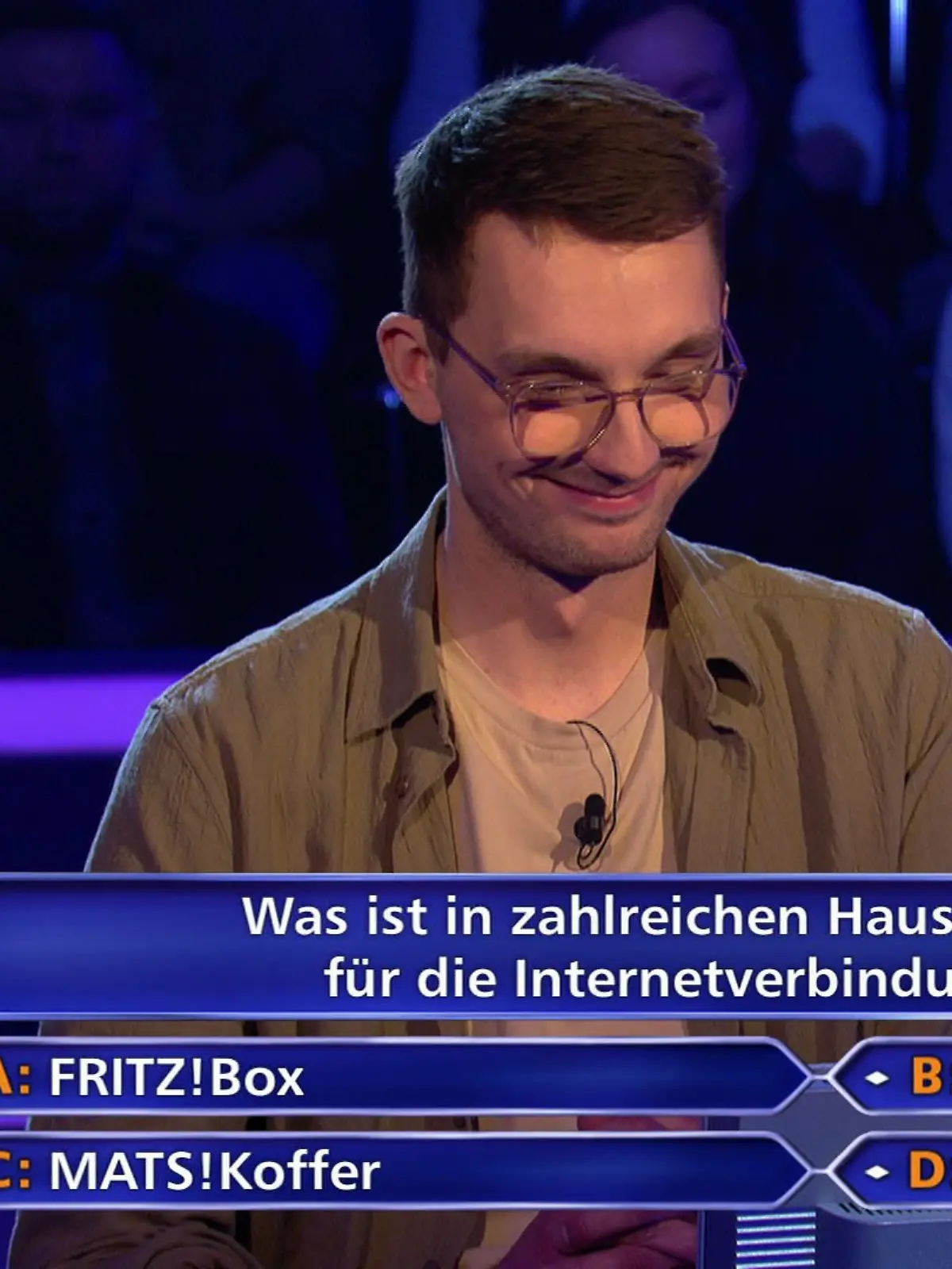 Bei dieser Frage kann Software-Entwickler Tom Wollnik bei „Wer wird Millionär?” nur schmunzeln. 