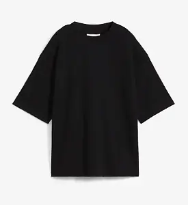 Schwarzes Shirt aus schwerer Baumwolle