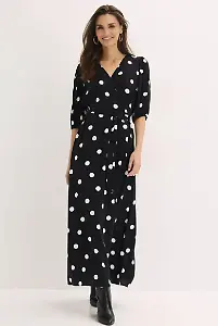 Maxikleid mit Wicklung