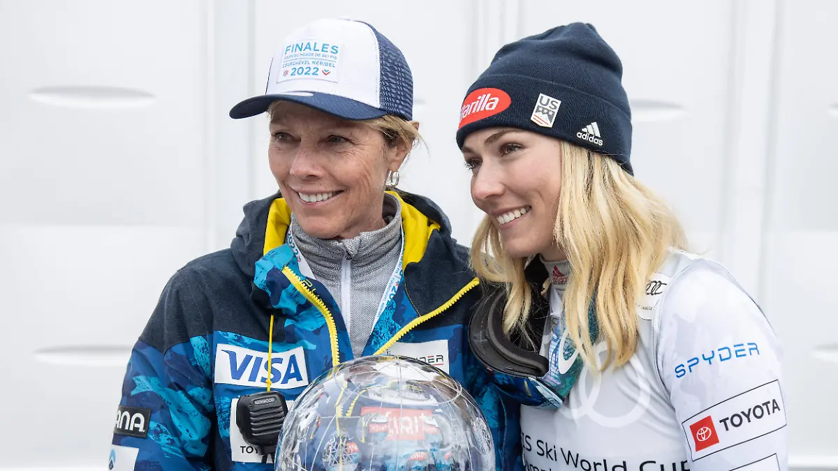 Mikaela Shiffrin mit ihrer Mutter Eileen. (Archivbild)