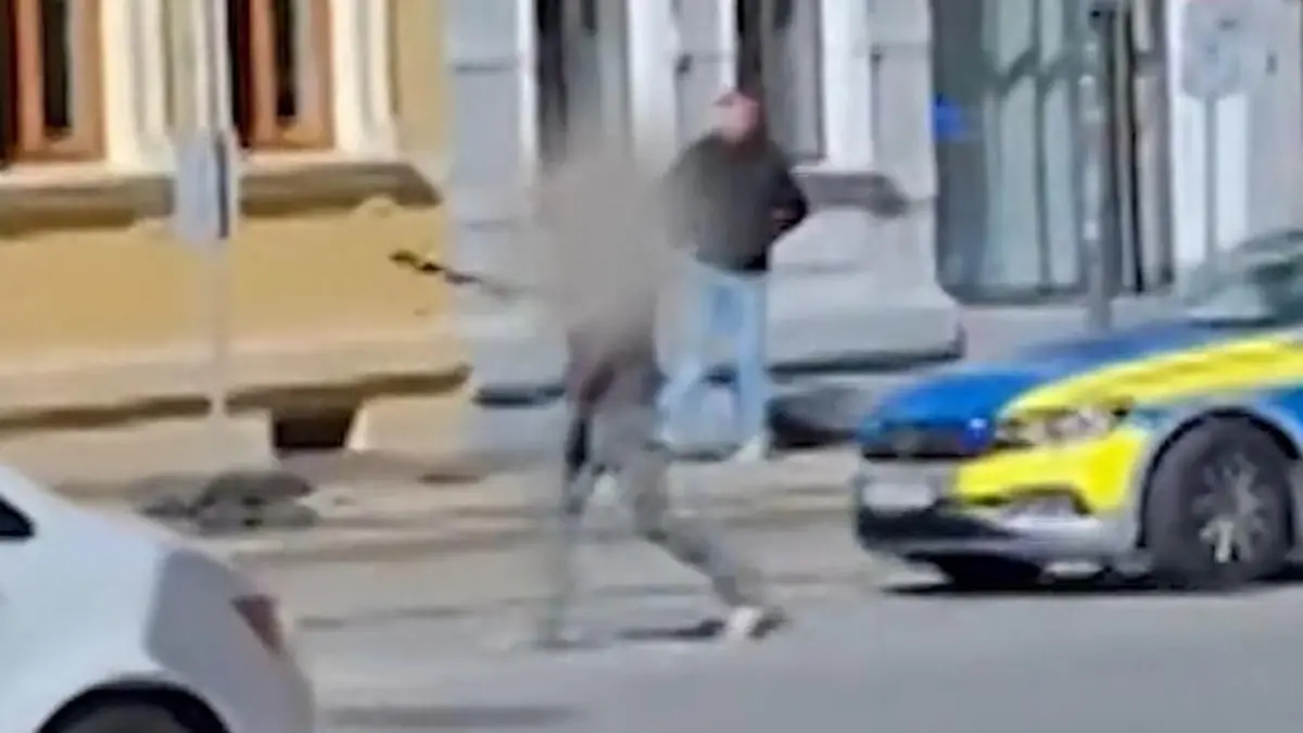 Polizei überwältigt Macheten-Mann in Görlitzer Innenstadt Großeinsatz in Sachsen