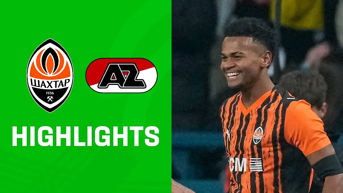 Highlights: Schachtar Donezk vs. AZ Alkmaar