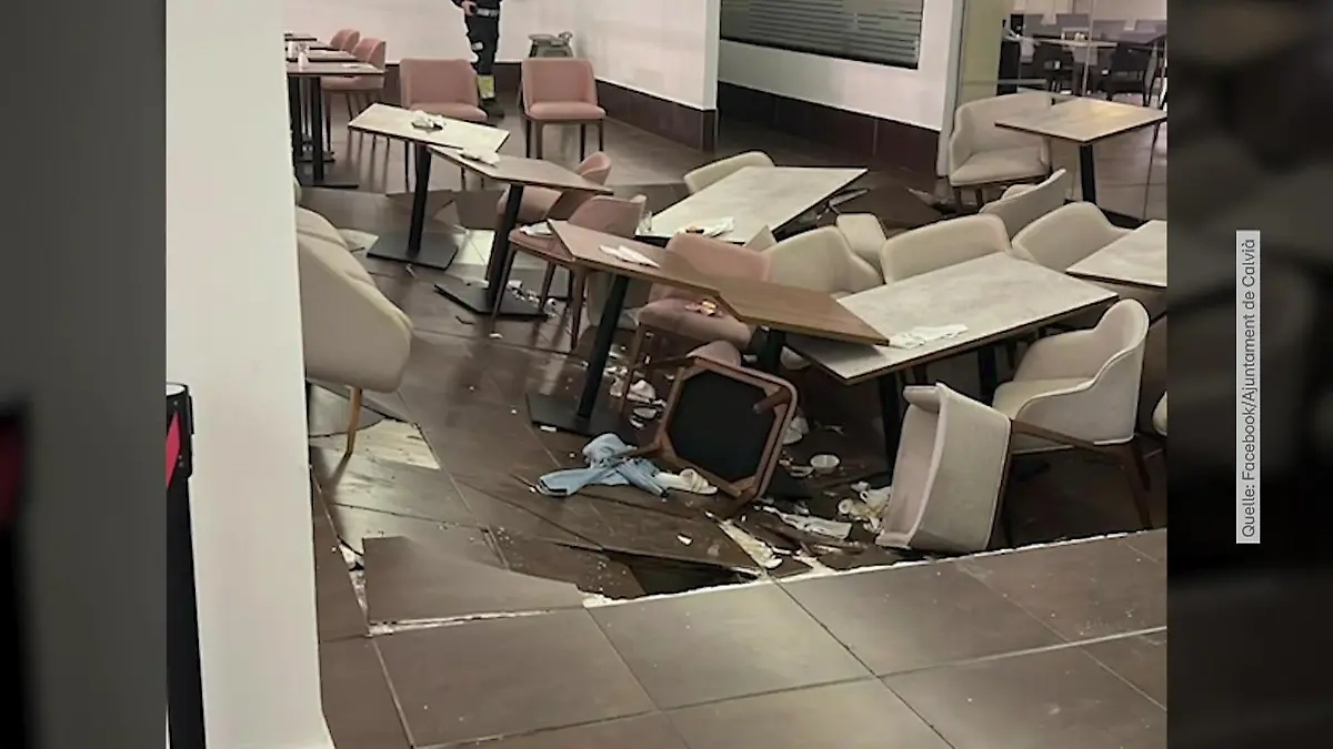 In Mallorca-Hotel stürzt der Boden ein Hunderte Menschen evakuiert