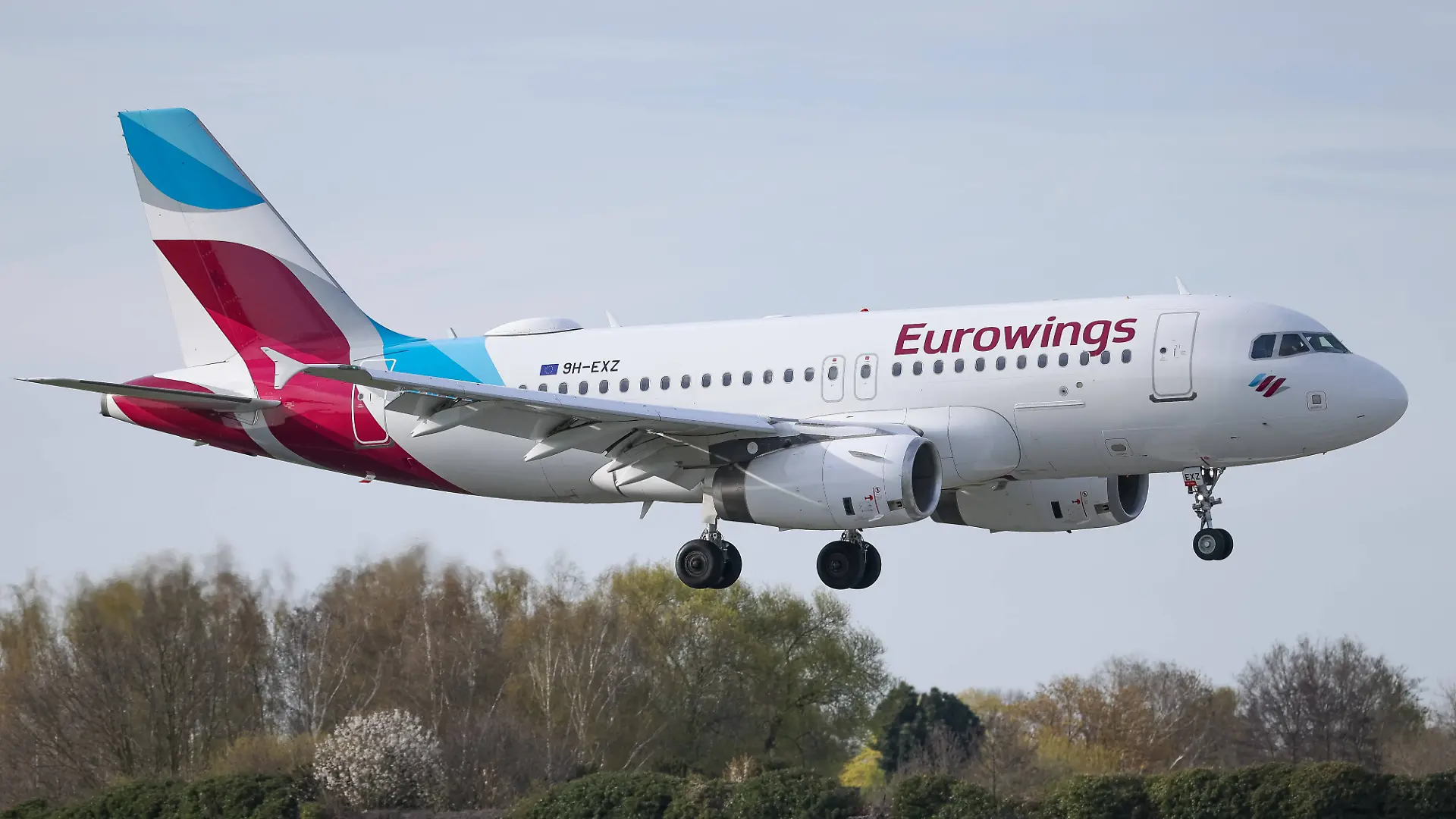 Ein Eurowings-Airbus musste in Hamburg notlanden.