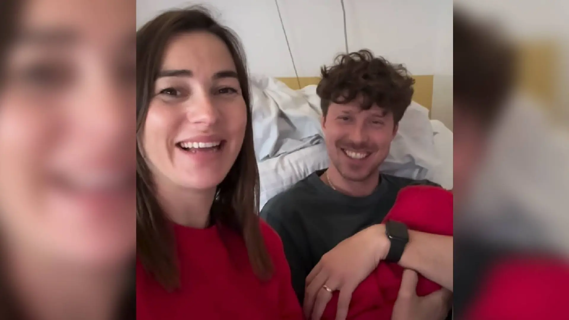 Renata und Valentin Lusin sind am 9. April zum zweiten Mal Eltern geworden.