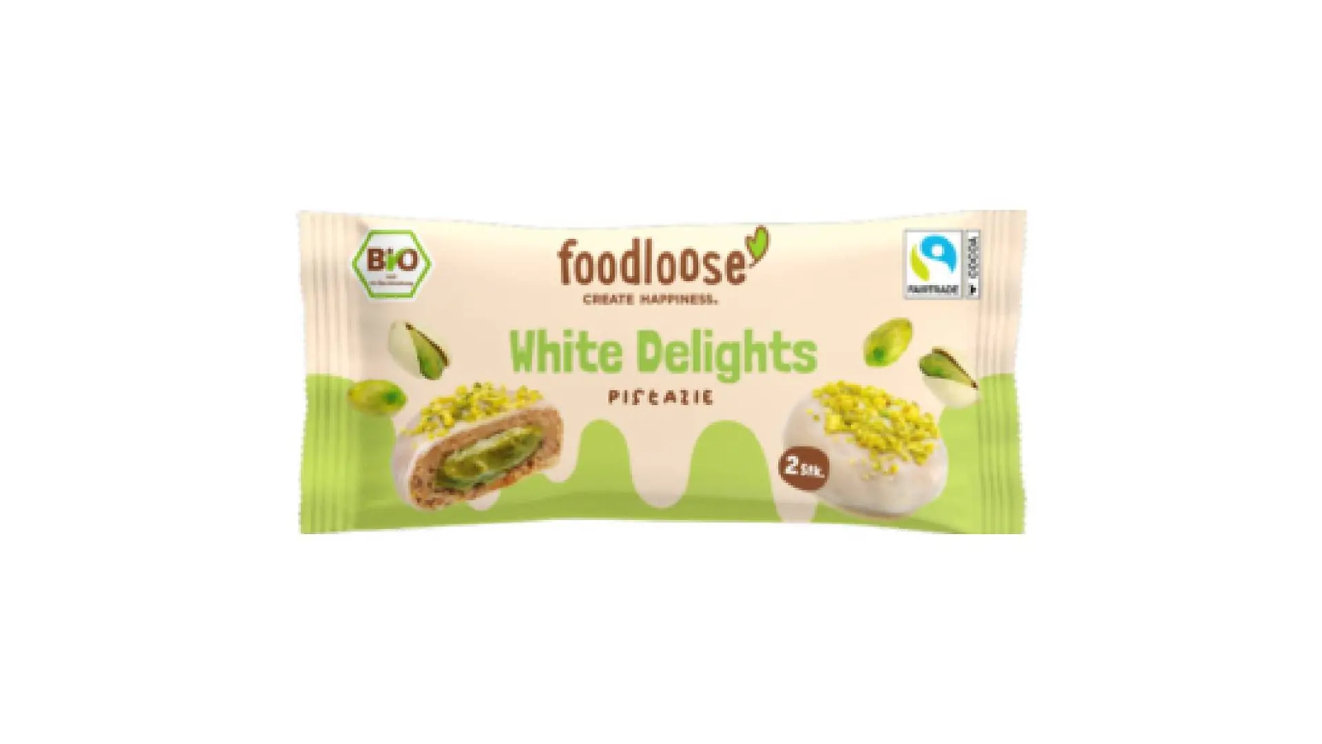 Foodloose ruft „White Delights Pistazie” zurück.
