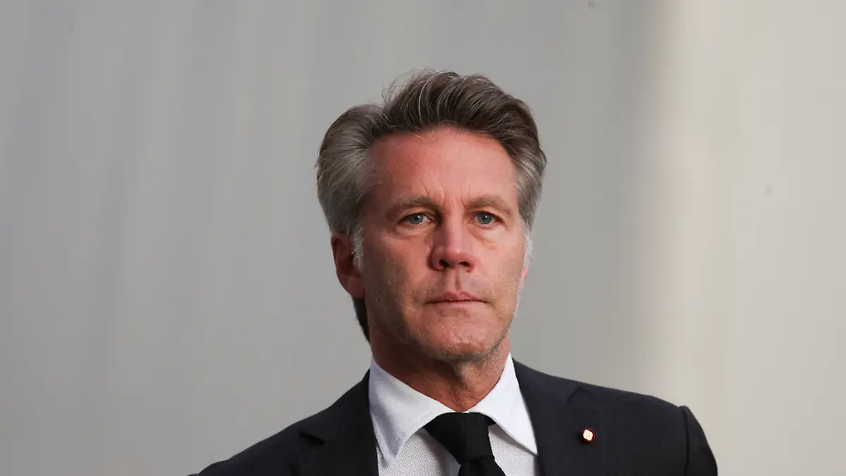 Prince of Venice Emanuele Filiberto di Savoia looks on at St. Peter's Square, ahead of the funeral Mass of Pope Francis, at the Vatican, April 26, 2025. REUTERS/Yara Nardi