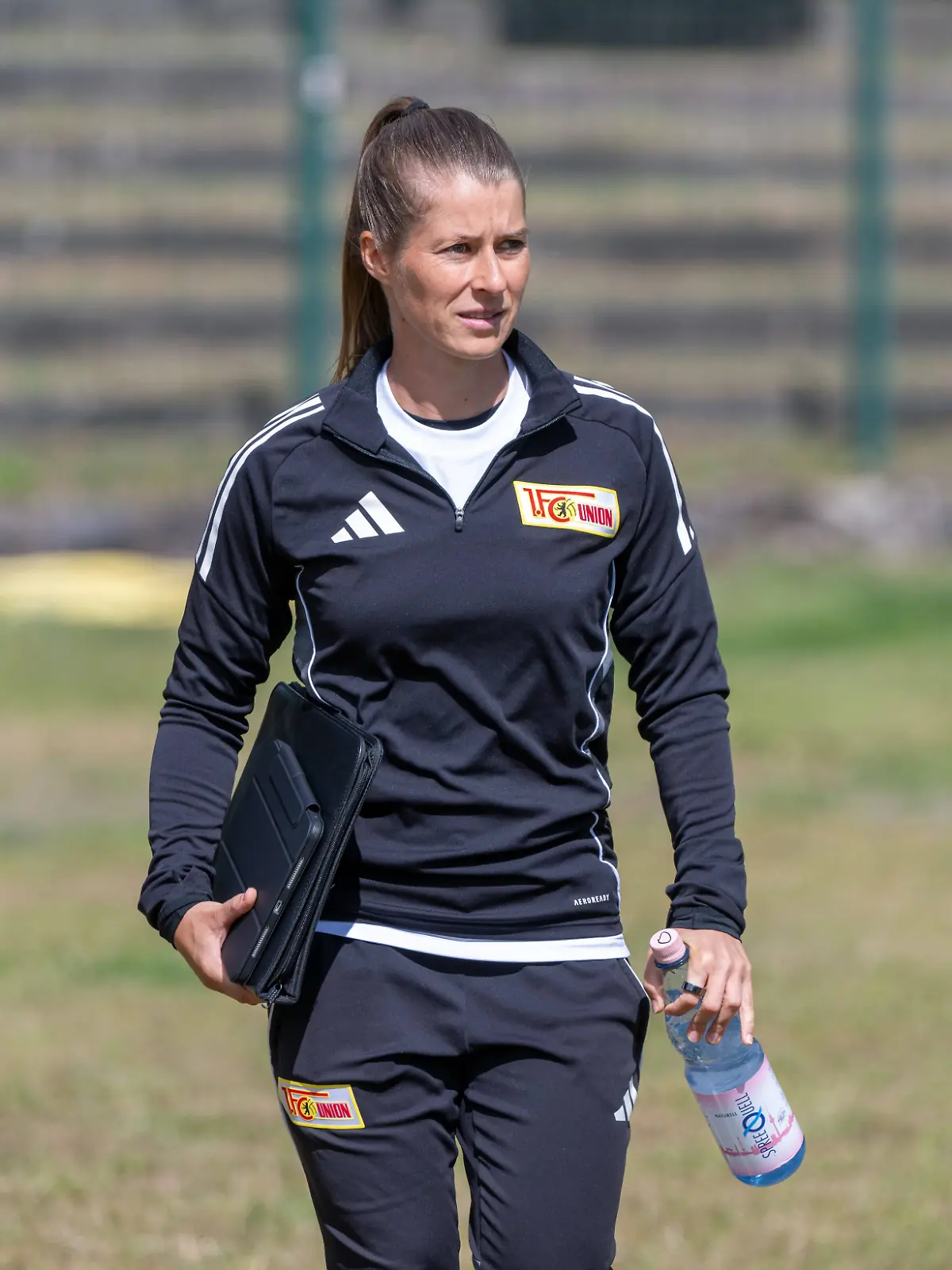 Fußball, U 19, Saison 2025/26, A-Junioren Bundesliga, DFB-Nachwuchsliga 4. Spieltag / Vorrunde Gruppe C, 1. FC Union Berlin - Chemnitzer FC, Trainerin Marie-Louise Eta U19, 1. FC Union Berlin, 24.08. 2025, *** Soccer, U 19, Season 2025 26, A Junior Bundesliga, DFB Nachwuchsliga 4 Matchday Preliminary Round Group C , 1 FC Union Berlin Chemnitzer FC, Coach Marie Louise Eta U19, 1 FC Union Berlin , 24 08 2025, Copyright: xMatthiasxKochx