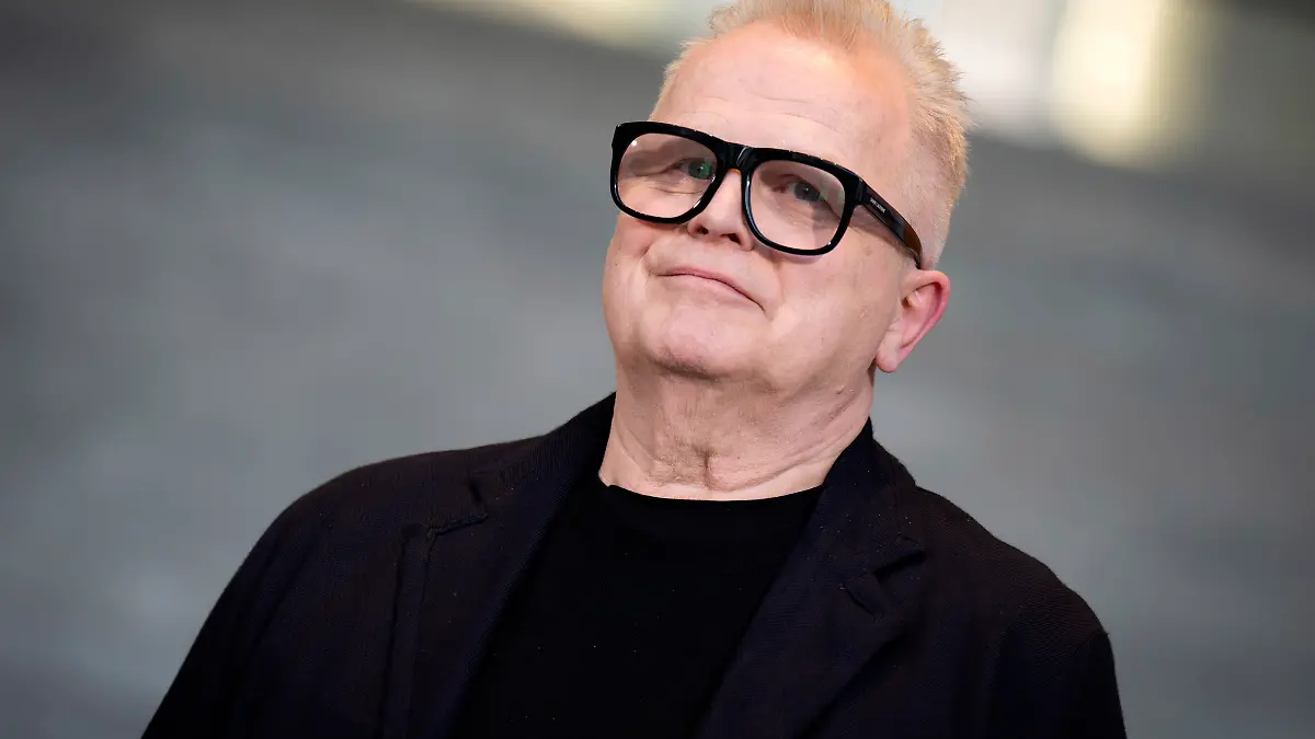 Herbert Grönemeyer beim Pressestatement nach dem Gespäch von Musikerinnen und Musikern mit Wolfram Weimer zu fairer Vergütung im Musikstreaming im Bundeskanzleramt. Berlin, 18.12.2025