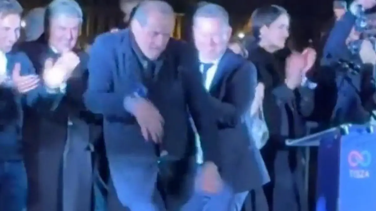 Nach Viktor Orbáns Niederlage! SEIN Freudentänzchen sorgt für Aufsehen Wahl-Beben in Ungarn