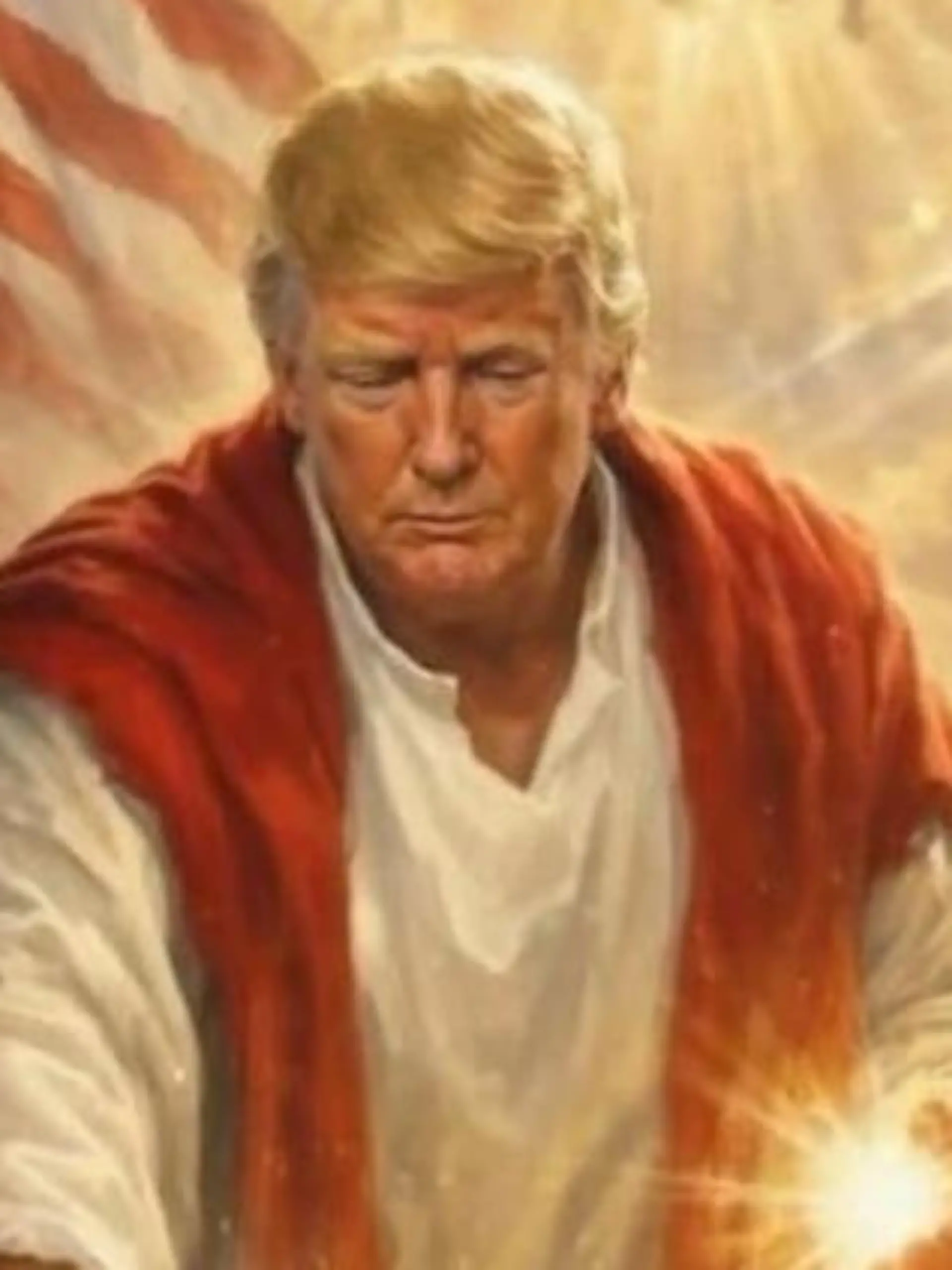 Bild zu: "Donald Trump geht auf den Papst los – und zeigt sich selbst als Heiland"