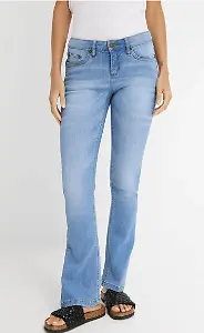 Bootcut-Jeans mit Stretch