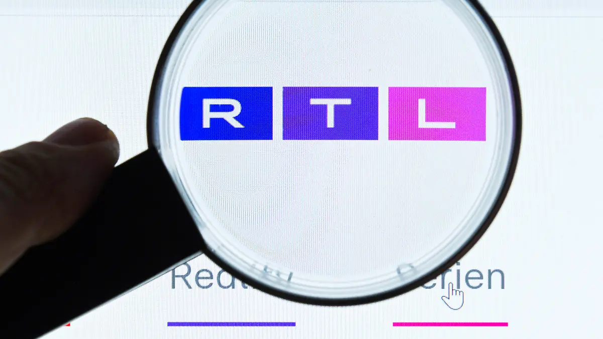 RTL-Logo mit Lupe